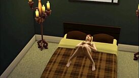 Rose blooms in winter with solo play in snowy Whimsville