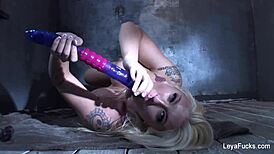 Leya Falcon Uses Toys For Solo Pleasure