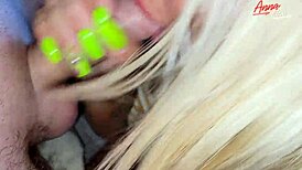 Stepmom Craves Hot Cum in Her Mouth in Bedroom