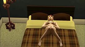 Rose blooms in winter with solo play in snowy Whimsville