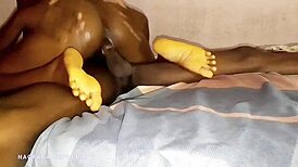 She insisted fucking me this time but i made her pussy wet with creamy sperm