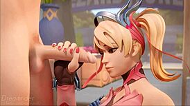 Overwatch Compilation Featuring Intense Hentai Scenes and Cartoon Action