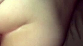 the skinny babe endures a hard anal fucking in this intense scene