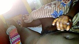 Hot handjob makes him cum