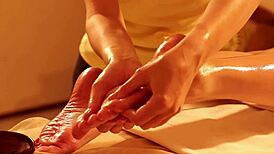 I’m Massaging the Hymen Pussy of Smesharik in Lesbian Oiled Session
