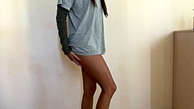 Caressing My Tight Pussy And Ass Close-Up, Want A Taste?