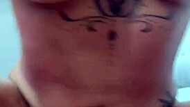 Hot sister-in-law tempts with stockings and blowjob in amateur fun