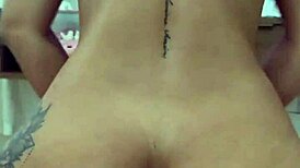 Hot sister-in-law tempts with stockings and blowjob in amateur fun