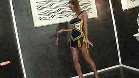 Kinky babe gets messy blowbang toys facial glamour cumshot fetish high definition