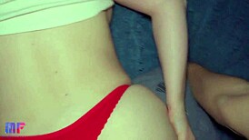 Busty Stepsister Gives Blowjob With Eye Contact Before Pussy Creampie