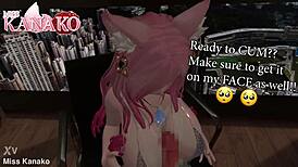 i love teasing you with my giant cat girl tits sexy vtuber titty fuck