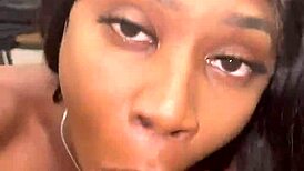 sucking my crush's big black dick