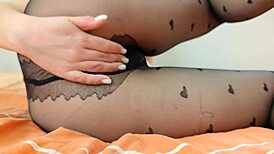 Hot pussy masturbation in pantyhose by DepravedMinx, but what’s hiding underneath?