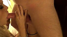 Two Choking And Gagging In Deepthroat Blowjob!