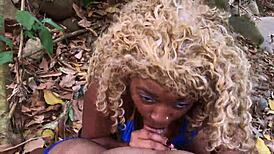 Nina Rivera Sucks Big Black Cock by Riverside