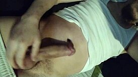 Intense solo masturbation session underway