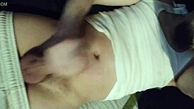 Intense solo masturbation session underway