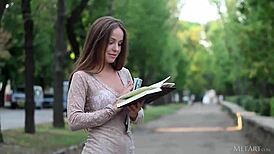 Arina G Undresses With Passion