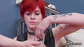 Peculiar sweetie lands in anal asylum for bizarre hard therapy