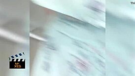 Wow, public quarantine deepthroat in shop—almost caught thrice!