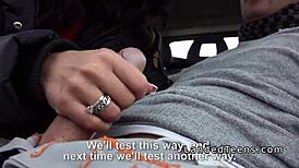 Beautiful Teen Secretly Fucks Stranger Outdoors