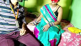 Bangladeshi coed fucks colleague teacher at home with creampie.