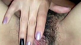 My Woman Pleasuring Herself in a Steamy Solo Session at Home