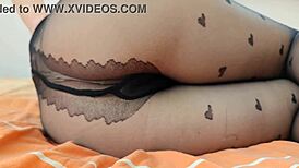 Hot pussy masturbation in pantyhose by DepravedMinx, but what’s hiding underneath?
