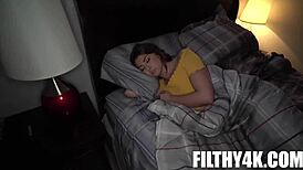 Waking step-daughter from bed