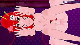 yoko littner gets intense creampie action in gurren lagann hentai