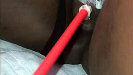 Pussy Pump Leads to Squirting Orgasm with Labia Spread Wide