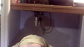 Gay Plumber Caught with Dildo, My Heart Races Seeing This