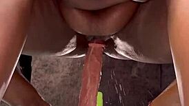 riding the dildo with such longing and passion