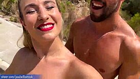 Hot Fitness Couple Banging Hard on the Street Until Caught!