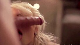 Artistic CFNM blowjob experience with experienced brunette