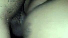 Black monster cock fills gay ass at party, cum leaks back to husband