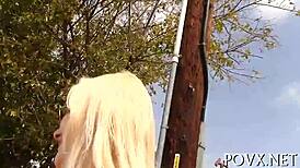 J gets undressed for rough blowjob and fucking with old guy.