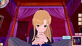 【sao asuna】male takes pov in 3dhentai anime game koikatsu video【sword art online】 😏