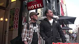 Hey, watch this Dutch prostitute suck and ride?