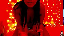 Wife forces cuckold to drink lover's cum in JOI CEI guided jerk off.