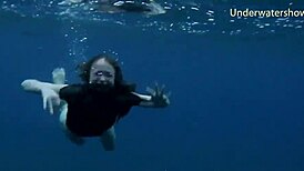 Are These Hot Teens In Bikinis Bathing Underwater In Tenerife Sea?