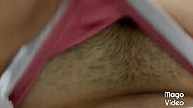 Intriguing latina Ginger Paris queen pissing during masturbation