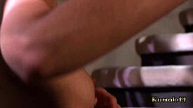 Franziska Facella, huge-titted supermodel, gets drilled hard by married man. Intense banging with wild dildo play.