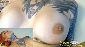 Milf gets ass fucked on camera in Vegas for the first time.