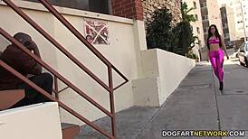 oh yeah, valerie kay takes that big black cock pounding hard as a slut!