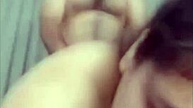 busty wife gives blowjob then gets fucked doggystyle