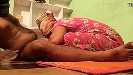 Young Desi Bhabhi Masturbates Pussy in Lingerie Before Riding Redhead Milf Whore