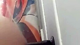 horny and wet, masturbating with dildo while family's awake?