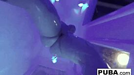 Sexy Wrestler Endures Intense Double Toy Penetration