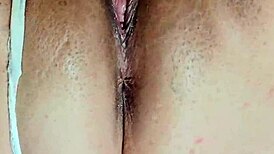 This bbw milf is showing off her big ass and masturbating her fat pussy after peeing